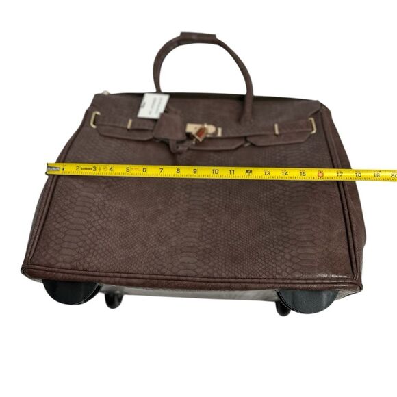 KC‎ Jagger Brown Rolling Suitcase - Picture 7 of 16